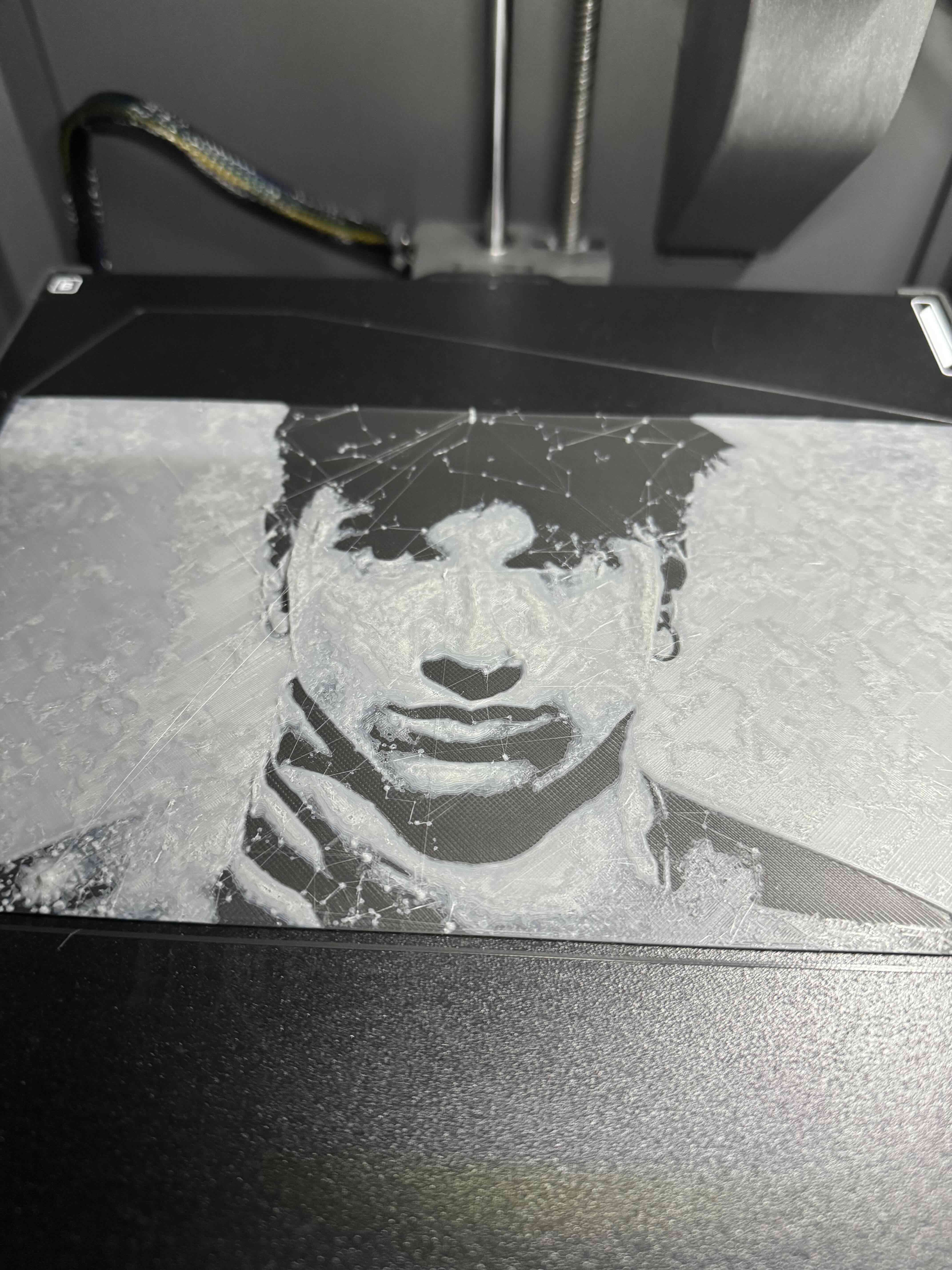 Oggetto stampato in 3D in esposizione